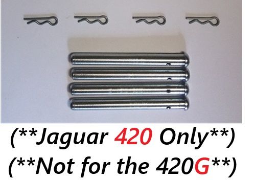 REAR BRAKE PAD FITTING KIT - PINS (Jaguar 420) (**Not 420G**) (1966- 68) 